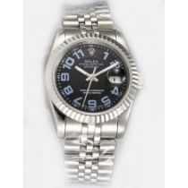 Rolex DATEJUST Black Dial With Azury Arab Hour M