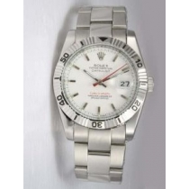 Rolex DATEJUST White Dial With  Bar Hour Markers