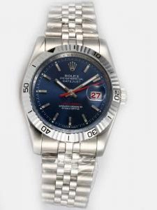 Rolex DATEJUST Cobalt Blue Dial With  Bar Hour M