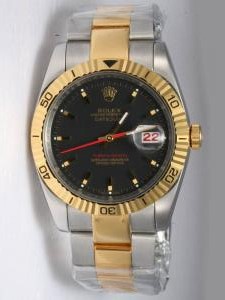 Rolex DATEJUST Coal Black Dial With  Bar Hour Ma