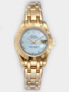 Rolex DATEJUST Sappire Dial With Roman Hour Mark