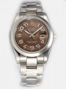 Rolex DATEJUST Brown Dial With Arabic Hour Marke