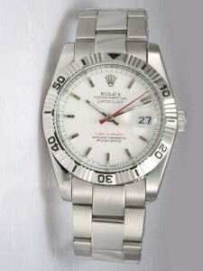 Rolex DATEJUST White Dial With  Bar Hour Markers