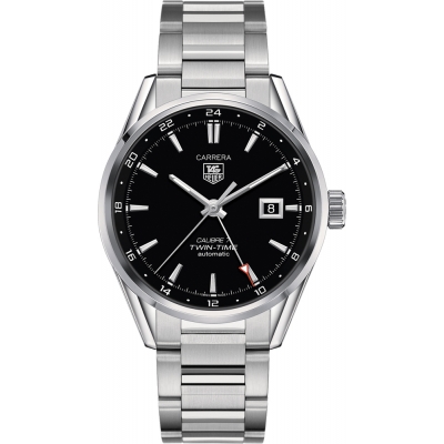 Tag Heuer Carrera Twin Time 41mm Mens Watch