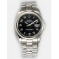 Rolex DATEJUST Black Dial With  Arabic Hour Mark