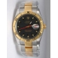 Rolex DATEJUST Coal Black Dial With  Bar Hour Ma