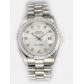 Rolex DATEJUST White Dial With CZ Diamond Hour M