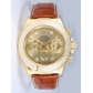 Rolex DAYTONA 18K White Gold Golden Dail Double