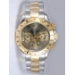 Rolex DAYTONA Two Tone Gray Dail Golden Bezel Ro