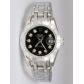 Rolex DATEJUST Black Dial With  CZ Diamond Hour