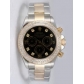 Rolex DAYTONA 18K Two Tone Black Dail Double Rin