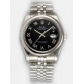 Rolex DATEJUST Black Dial With  Roman Hour Marke